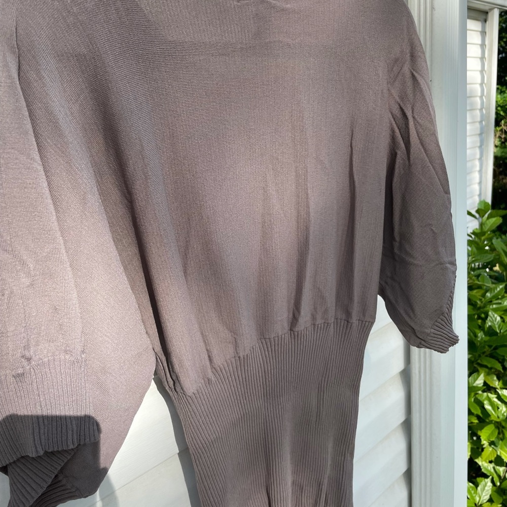 Wide Sleeve Fitted Blouse
